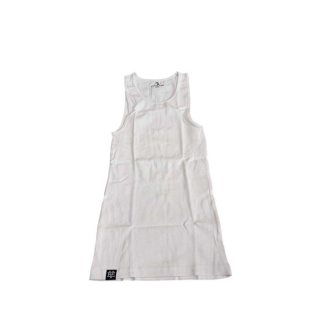 Ekkovision Men's White Undershirt Tank Top Sleeveless Basic Size 2XL